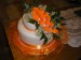 Svatební dort dvoupatrový